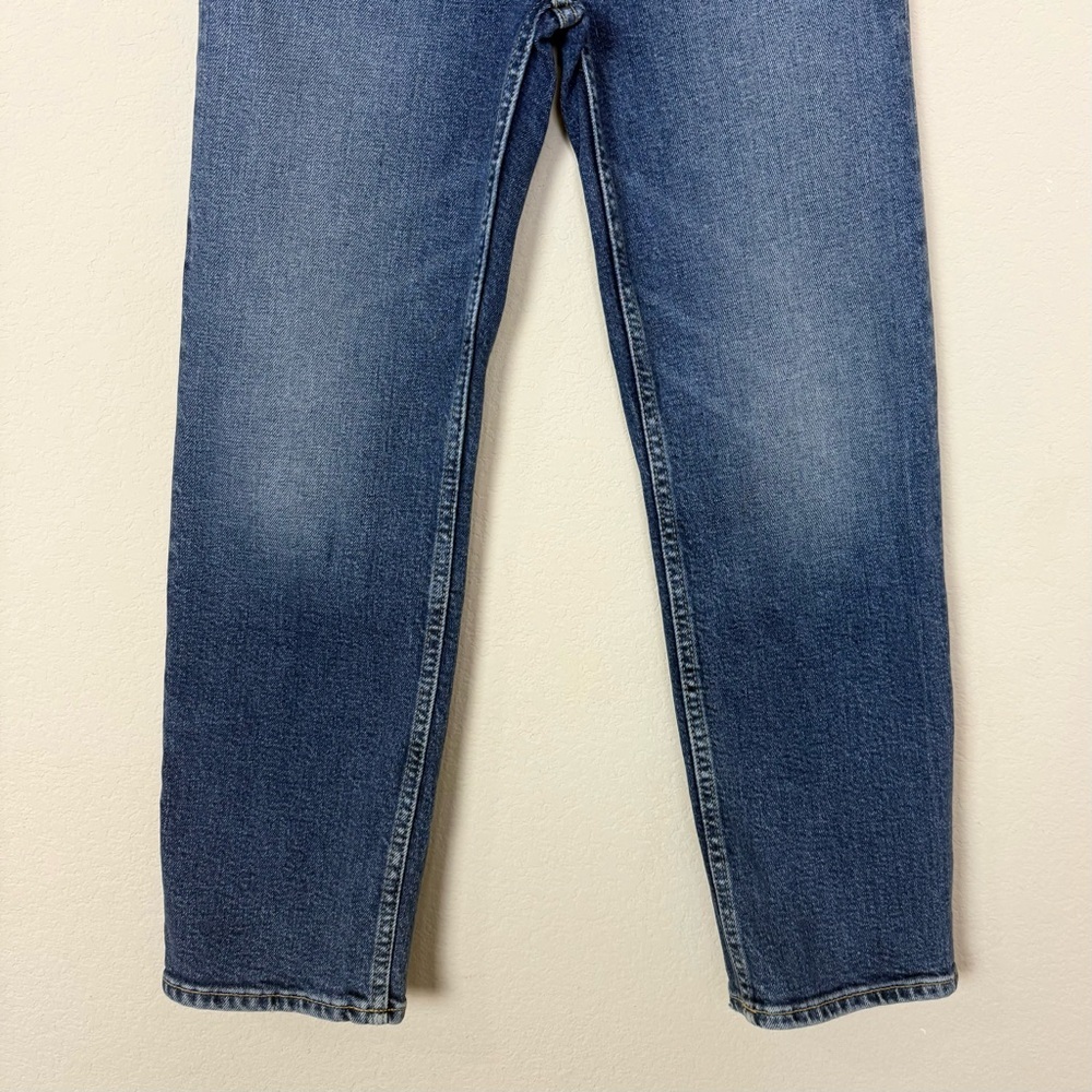 RE/DONE Stove Pipe Jeans in Retro Stone‎ Wash Straight Cropped - Picture 4 of 13